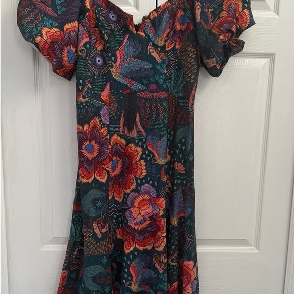 FARM Rio Dresses & Skirts - FARM Rio Multicolor Tropical Print Dress